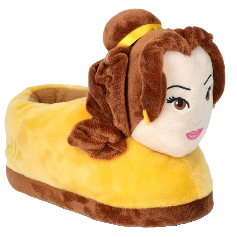 DISNEY PRINCESS Beauty And The Beast BELLE Slippers BABY GIRL SIZE 5-6 NEW